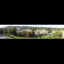 Ausblick von unserem aktuellen Zimmer im Maison des Chevaliers in Viviers